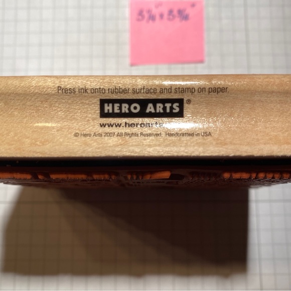 « Collage Create » Wood Mounted Rubber Stamp by Hero Arts - Picture 4 of 7